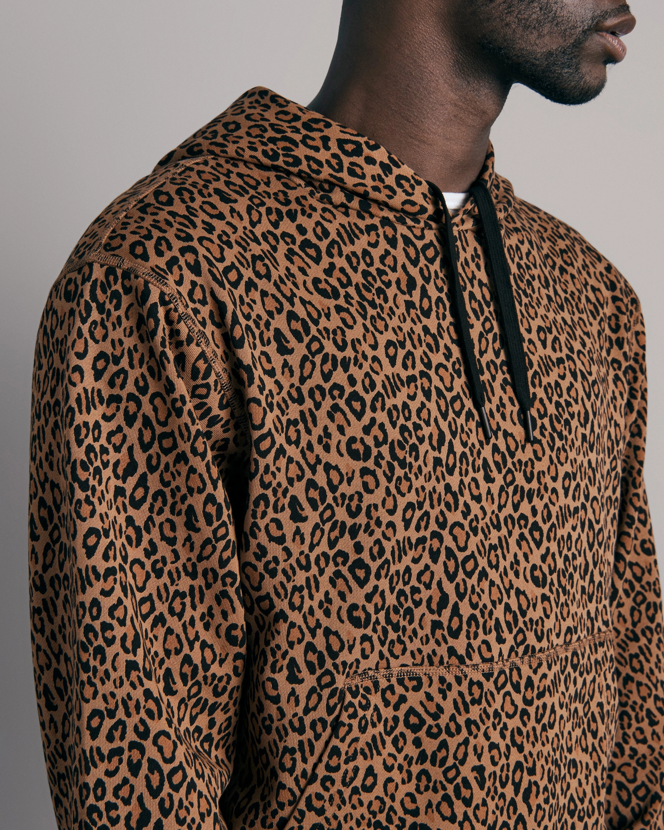 All Over Leopard Hoodie