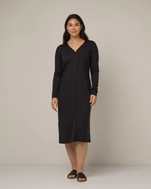 Bria Button-Front Dress