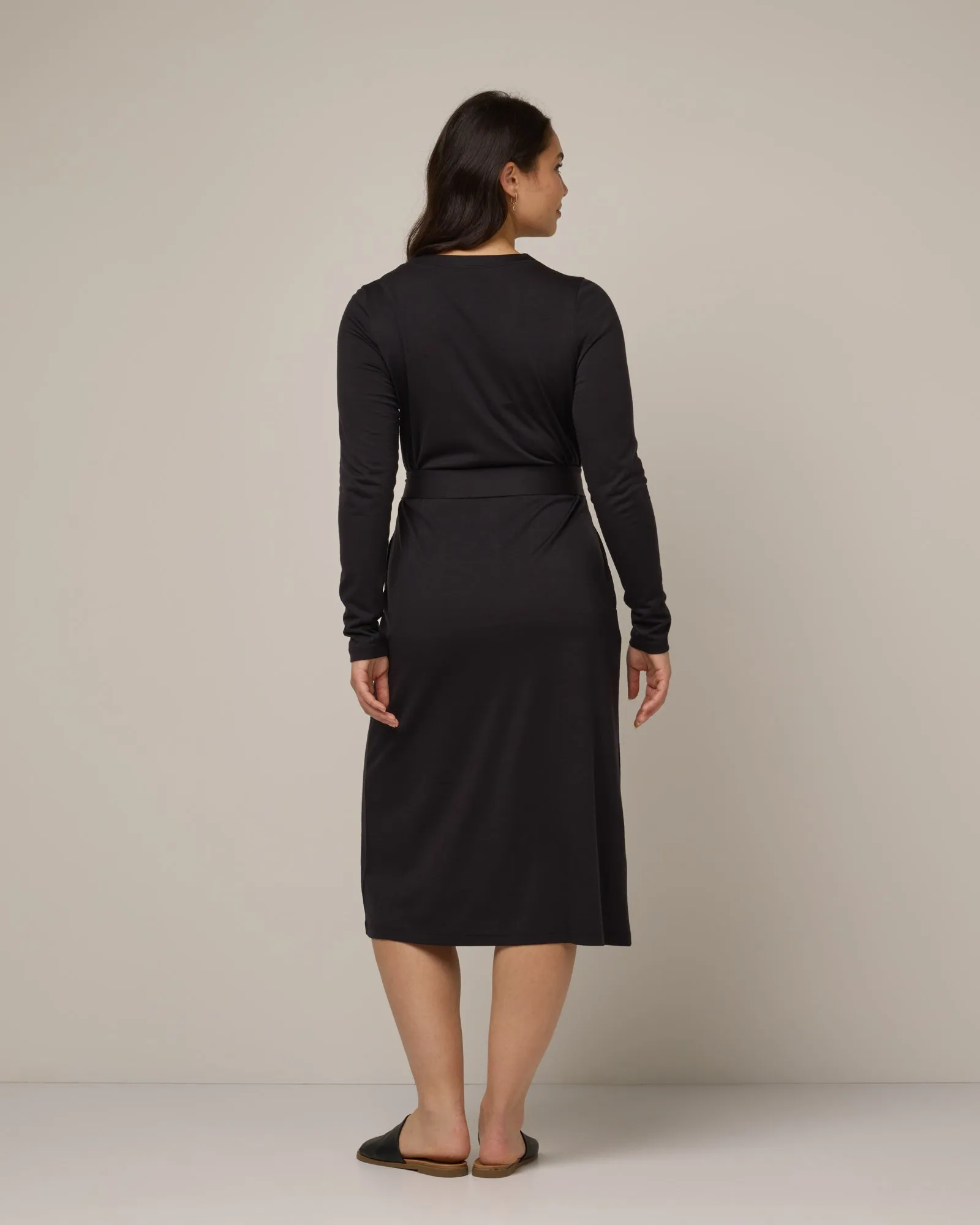 Bria Button-Front Dress
