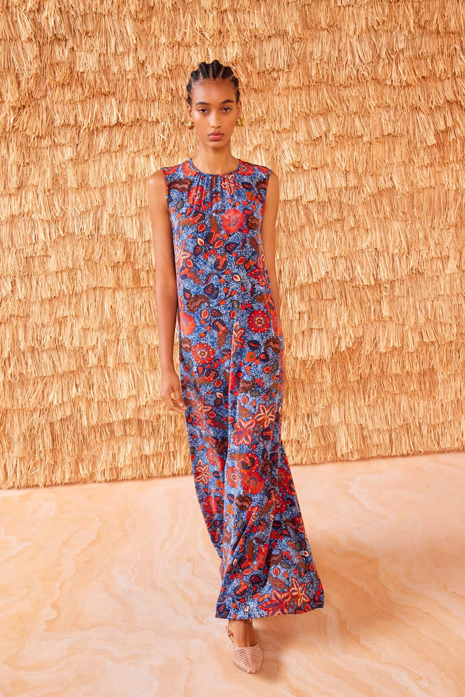 Corsica Dress - Clematis