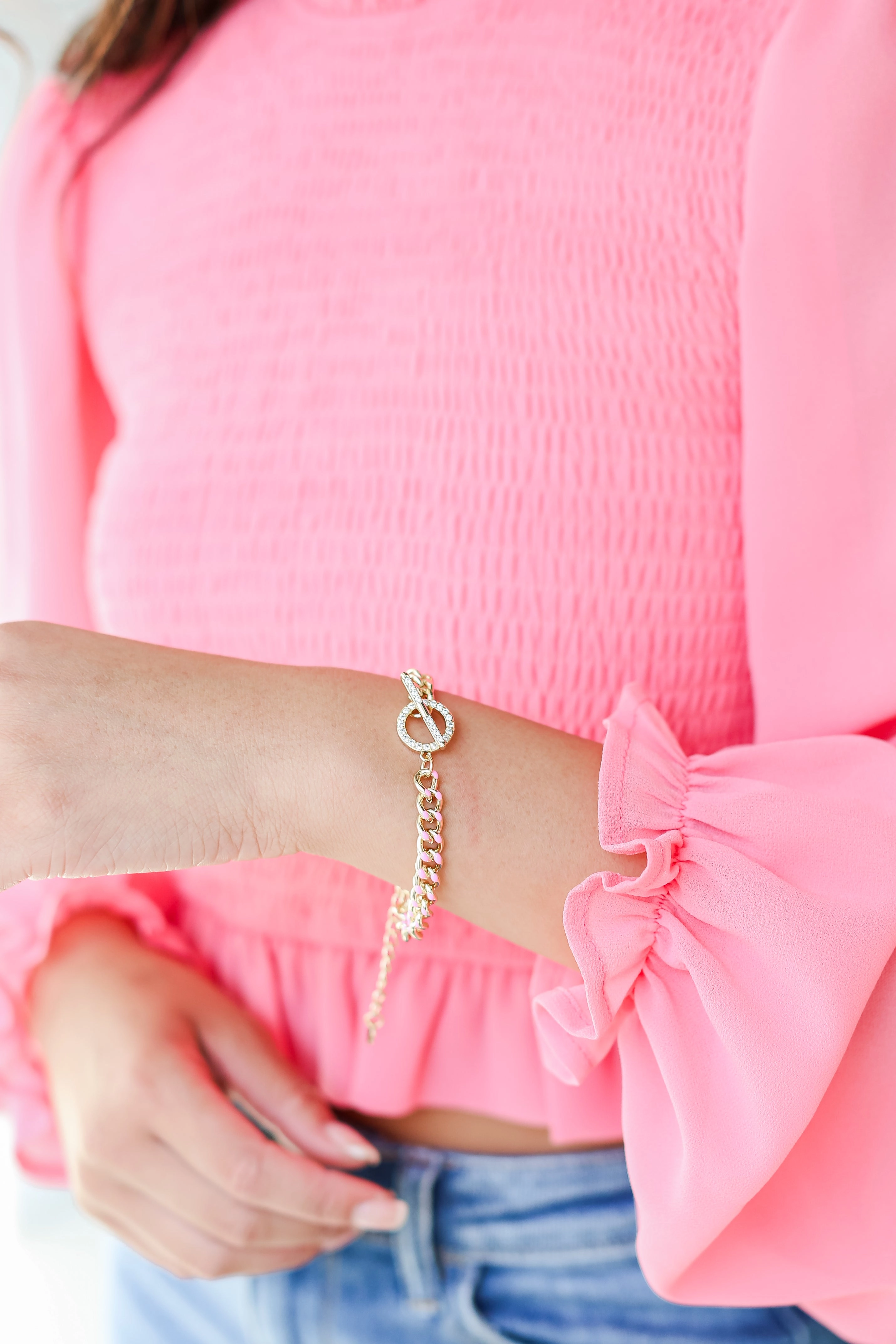 FINAL SALE - Janelle Gold Chain Bracelet