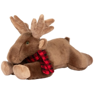 Fluff & Tuff Spruce Moose Brown Dog Toys