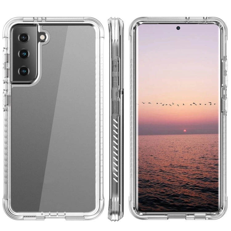 For Samsung Galaxy S21  5G C1 2 in 1 Shockproof TPU   PC Protective Case with PET Screen