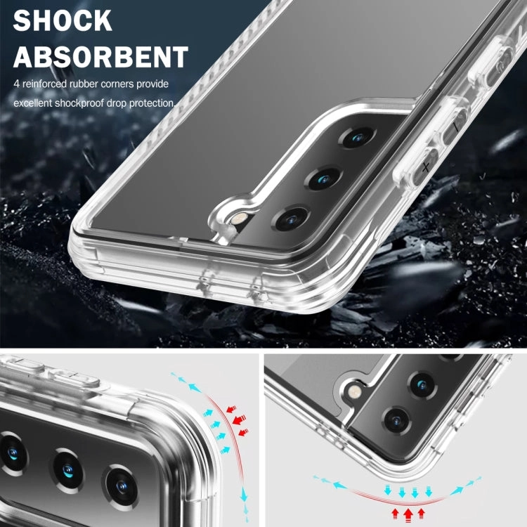For Samsung Galaxy S21  5G C1 2 in 1 Shockproof TPU   PC Protective Case with PET Screen
