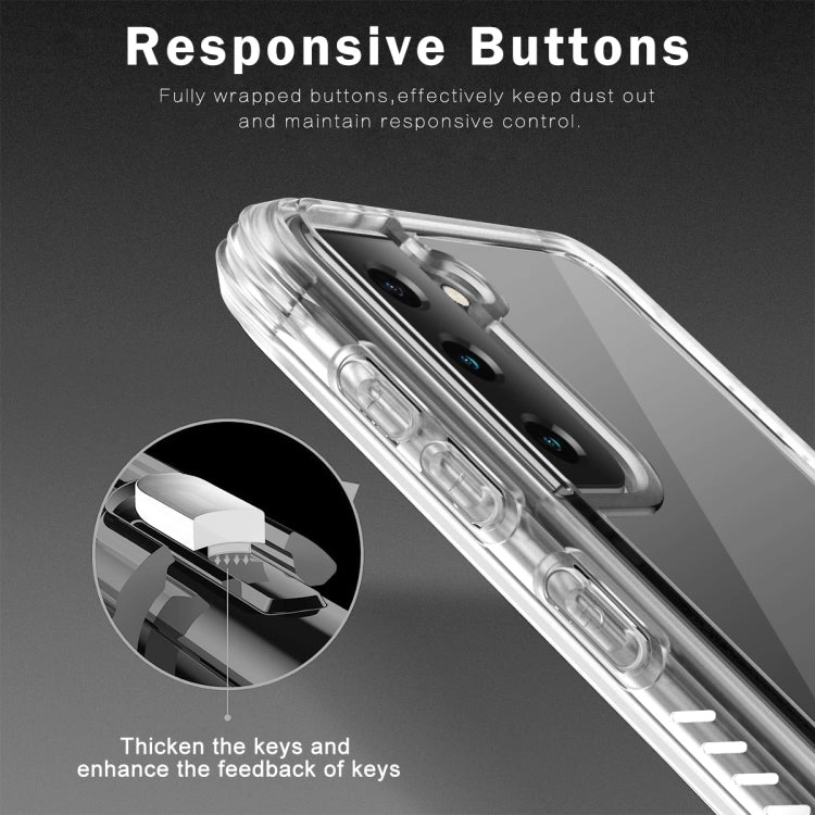 For Samsung Galaxy S21  5G C1 2 in 1 Shockproof TPU   PC Protective Case with PET Screen