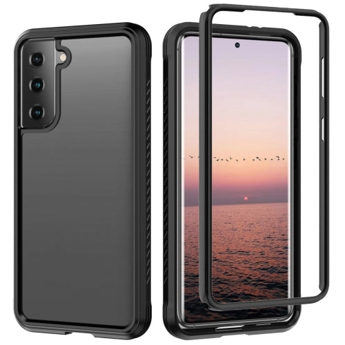 For Samsung Galaxy S21  5G C1 2 in 1 Shockproof TPU   PC Protective Case with PET Screen