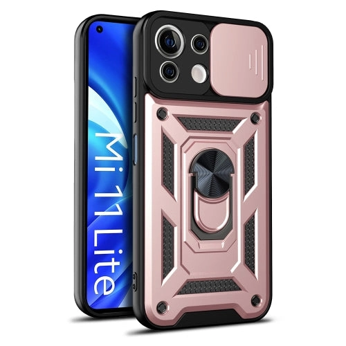 For Xiaomi Mi 11 Lite 5G/4G Sliding Camera Cover Design TPU PC Protective