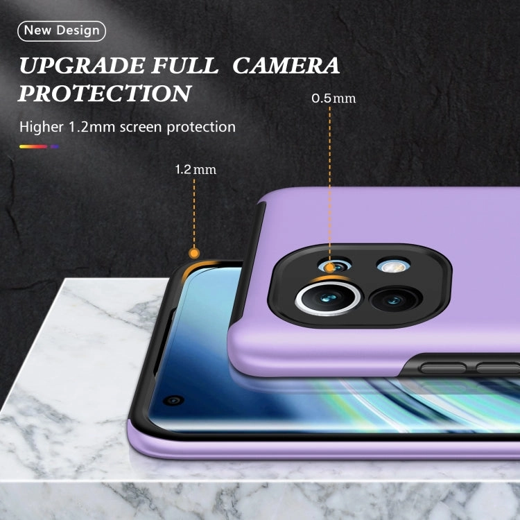 For Xiaomi Mi 11 PC   TPU Shockproof Magnetic Phone Case with Invisible Ring