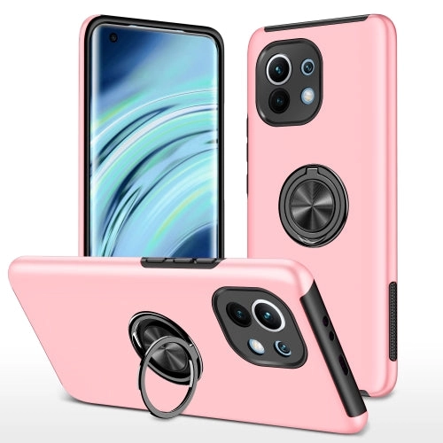 For Xiaomi Mi 11 PC   TPU Shockproof Magnetic Phone Case with Invisible Ring