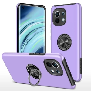 For Xiaomi Mi 11 PC   TPU Shockproof Magnetic Phone Case with Invisible Ring