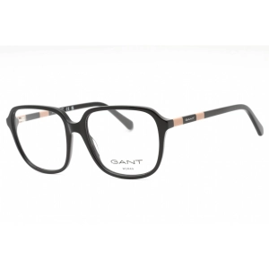 Gant Women's Eyeglasses - Shiny Black Plastic Square Shape Full Rim Frame | GA4155 001