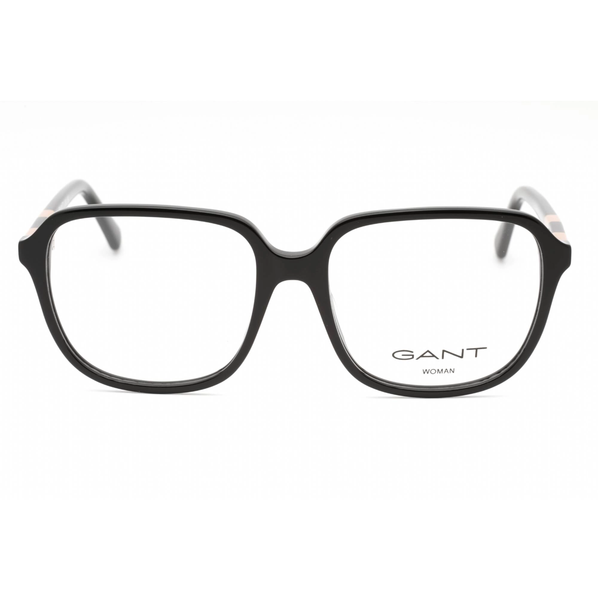 Gant Women's Eyeglasses - Shiny Black Plastic Square Shape Full Rim Frame | GA4155 001