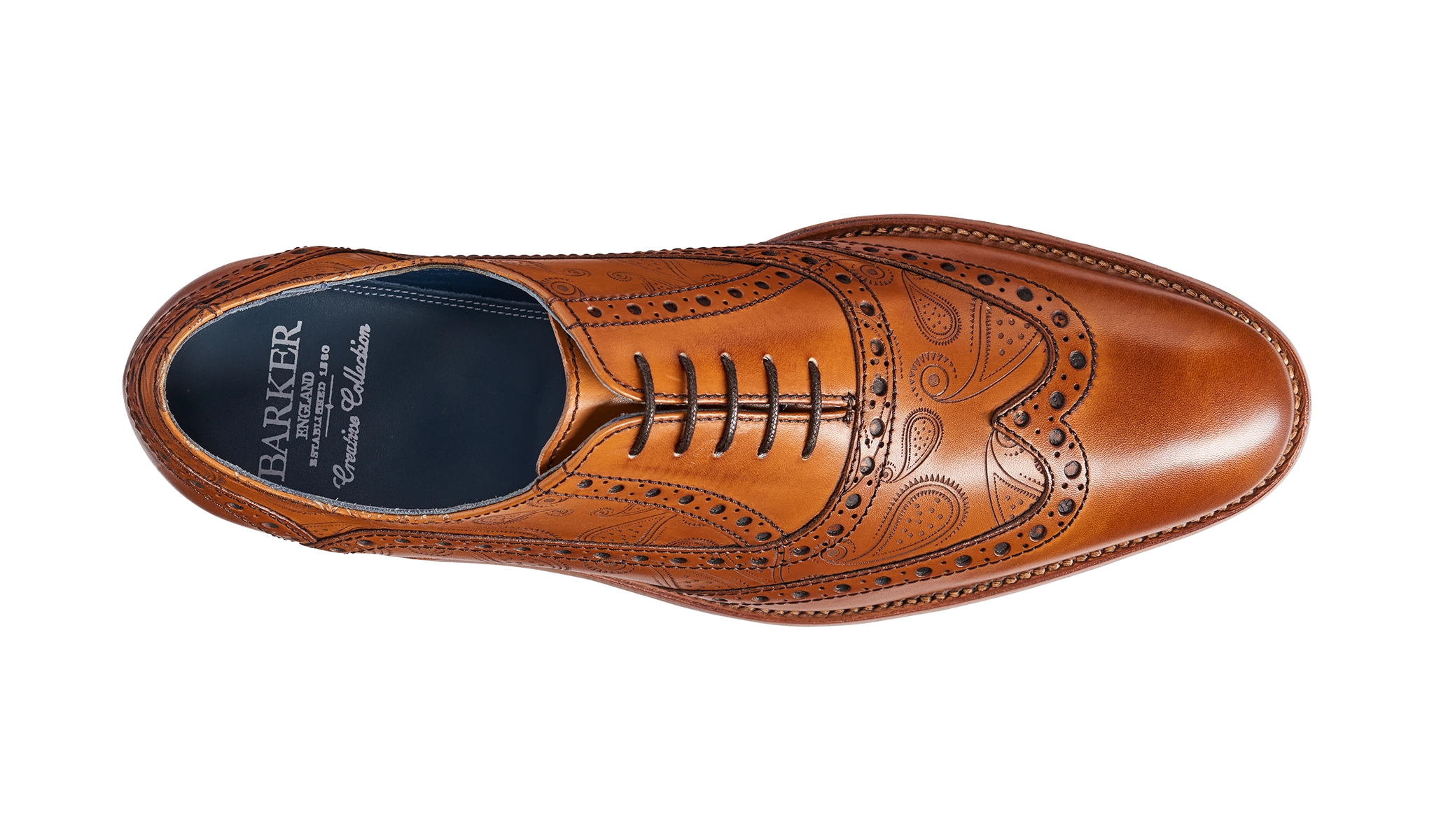 Grant - Cedar Calf / Paisley Laser