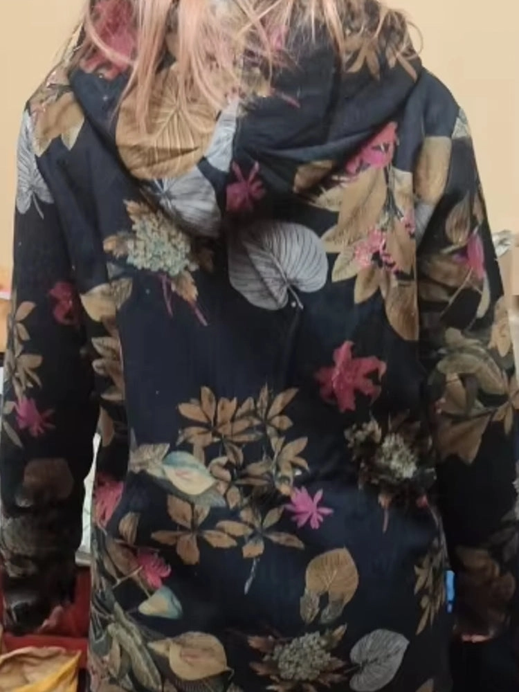 Hooded Plush Top Plush Jacket