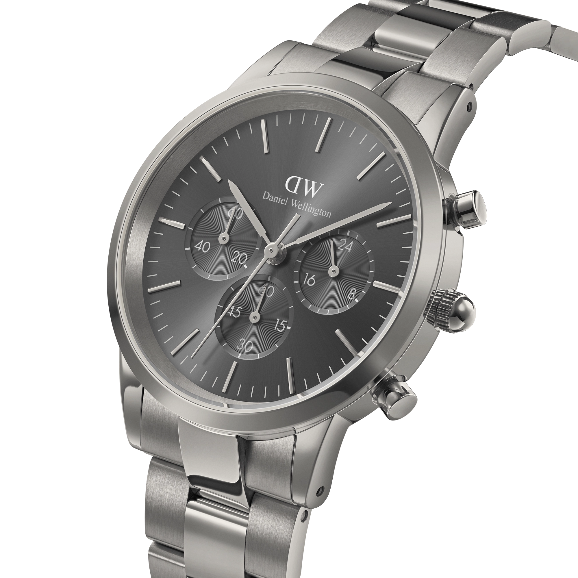 Iconic Chronograph Link Graphite GM