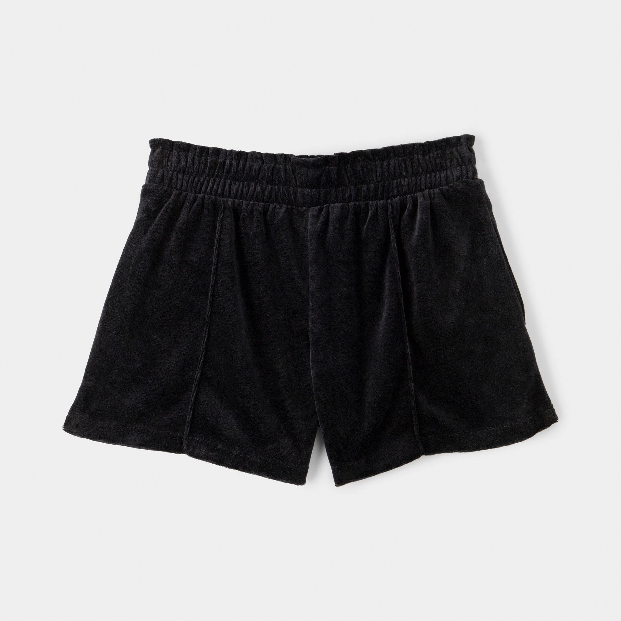 Juicy Couture Junior Girls' Velour Shorts / Deep Black
