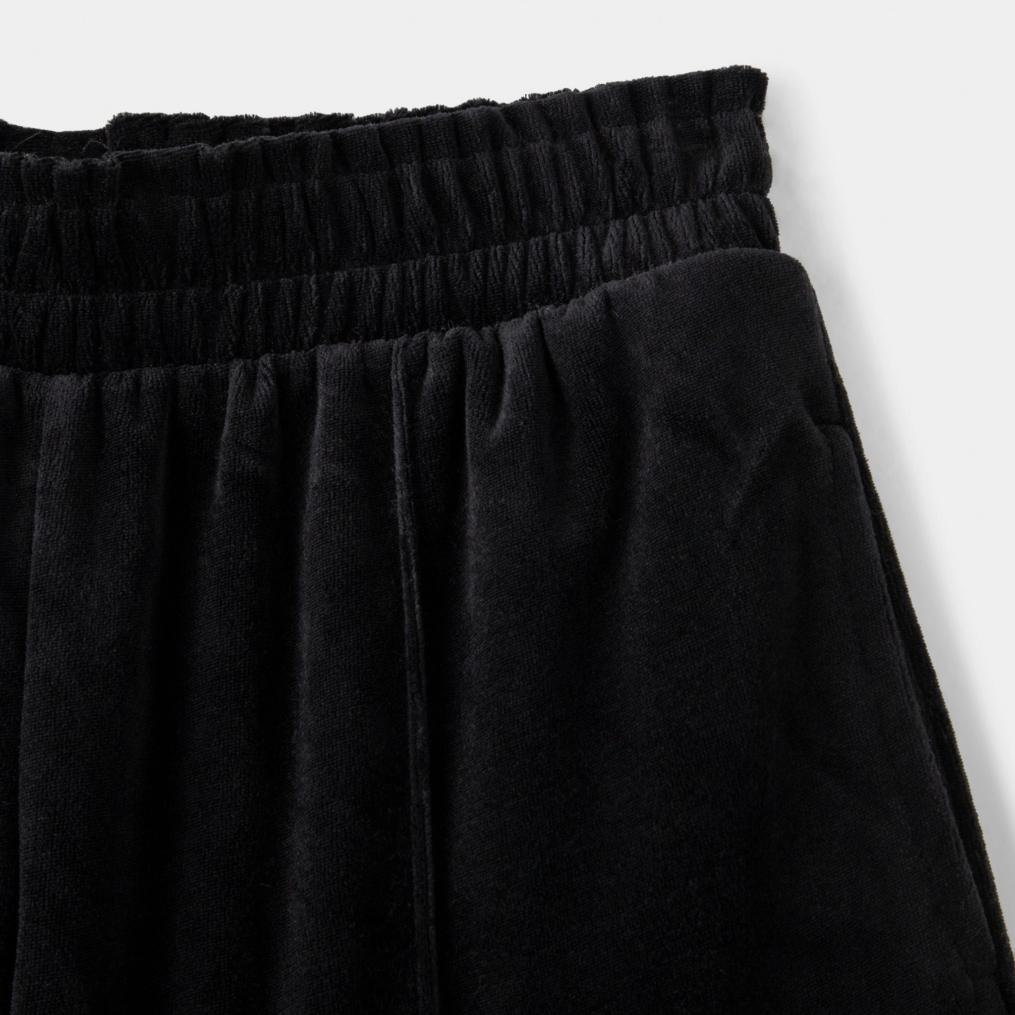 Juicy Couture Junior Girls' Velour Shorts / Deep Black