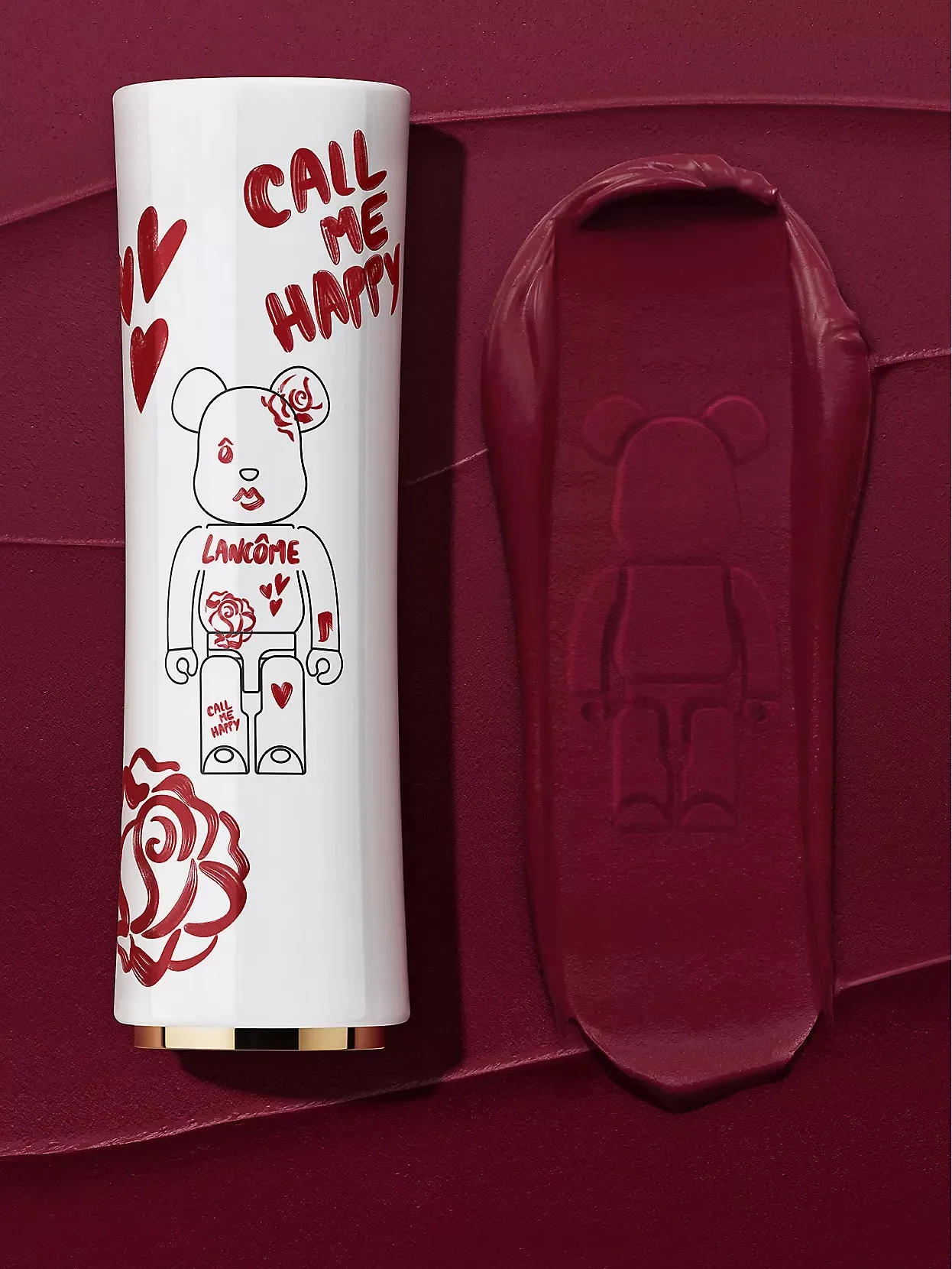 Lancome x Be@rbrick L'Absolu Rouge Intimate Soft Matte Lipstick