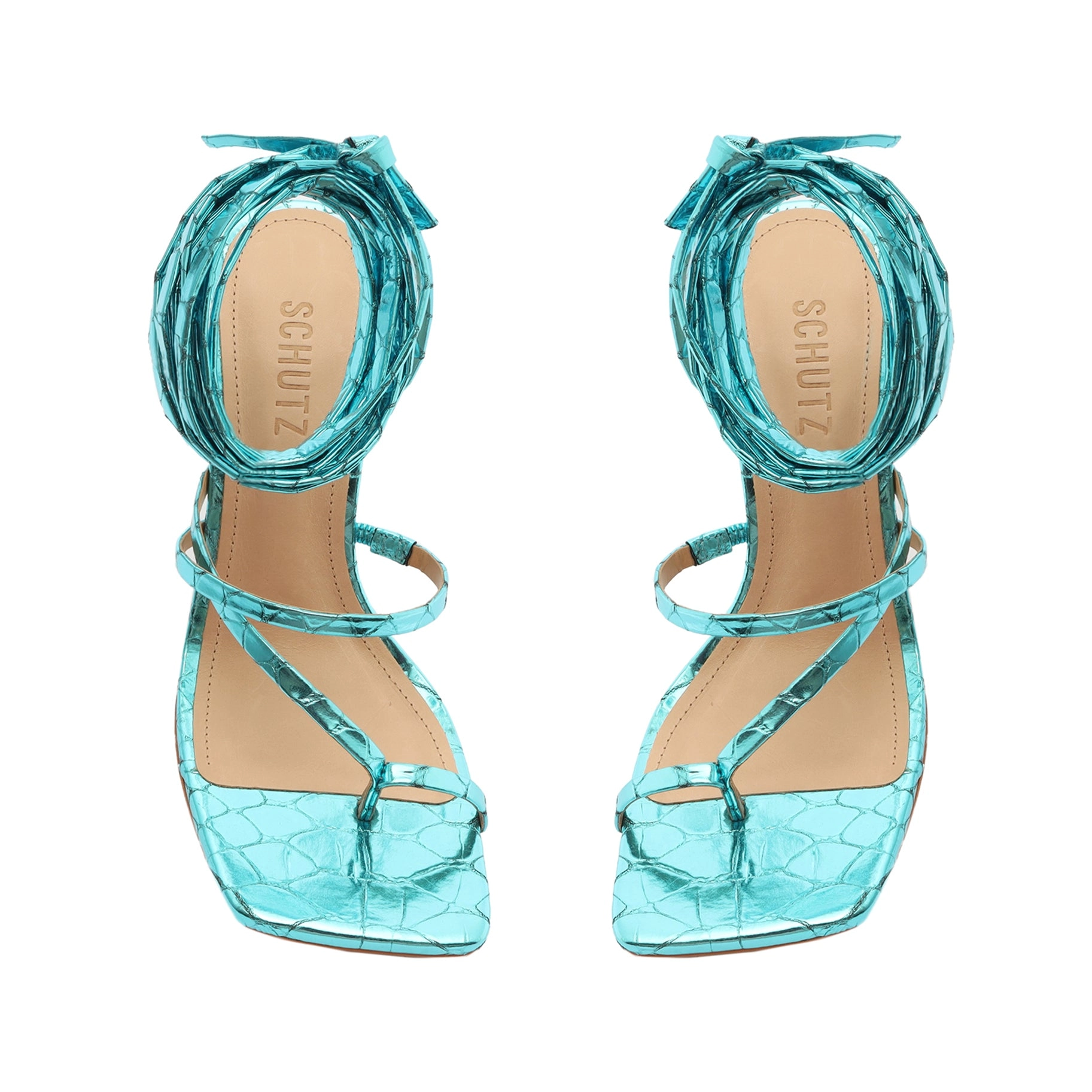 Lily Metallic Leather Sandal