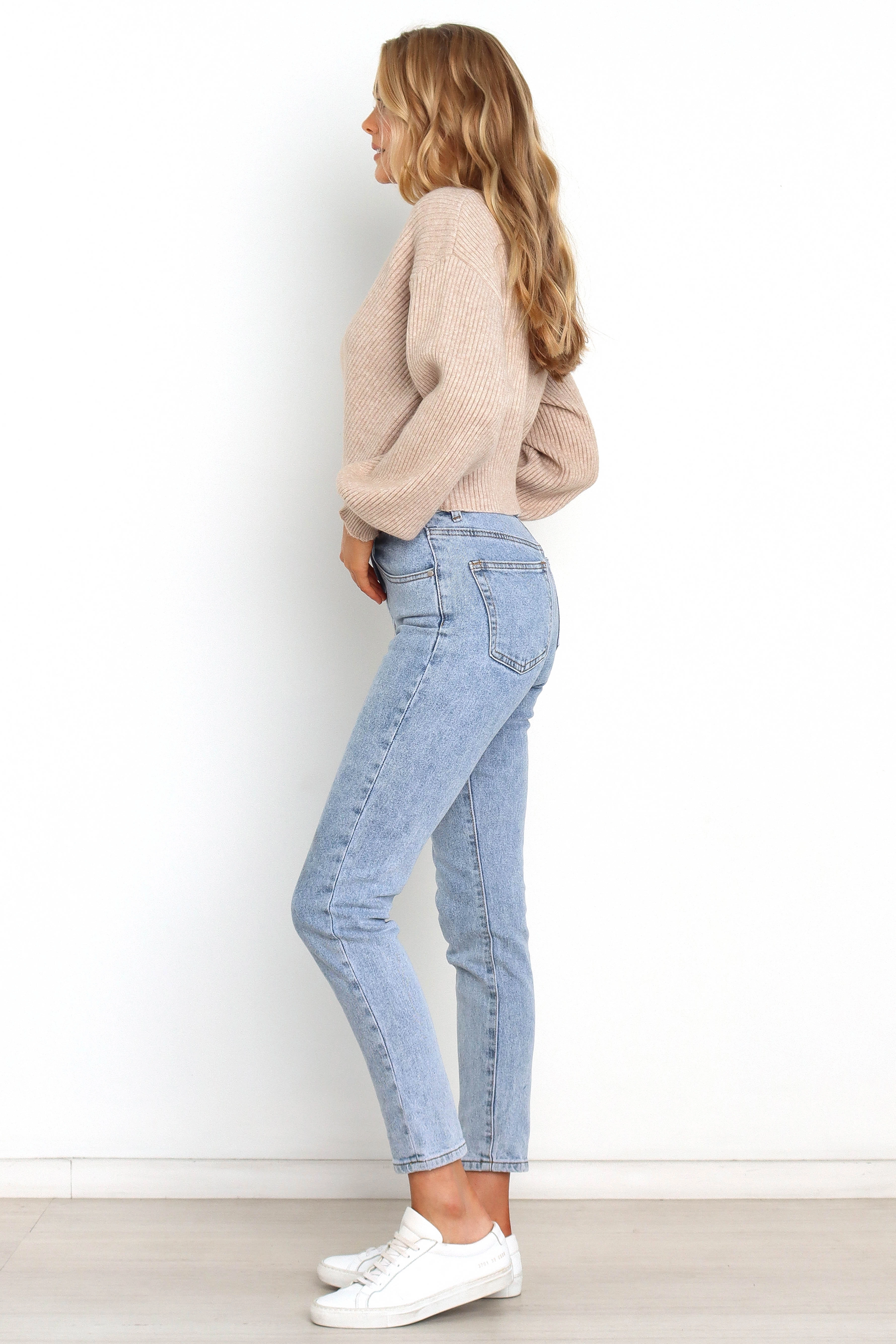 Lucy Knit Sweater - Beige