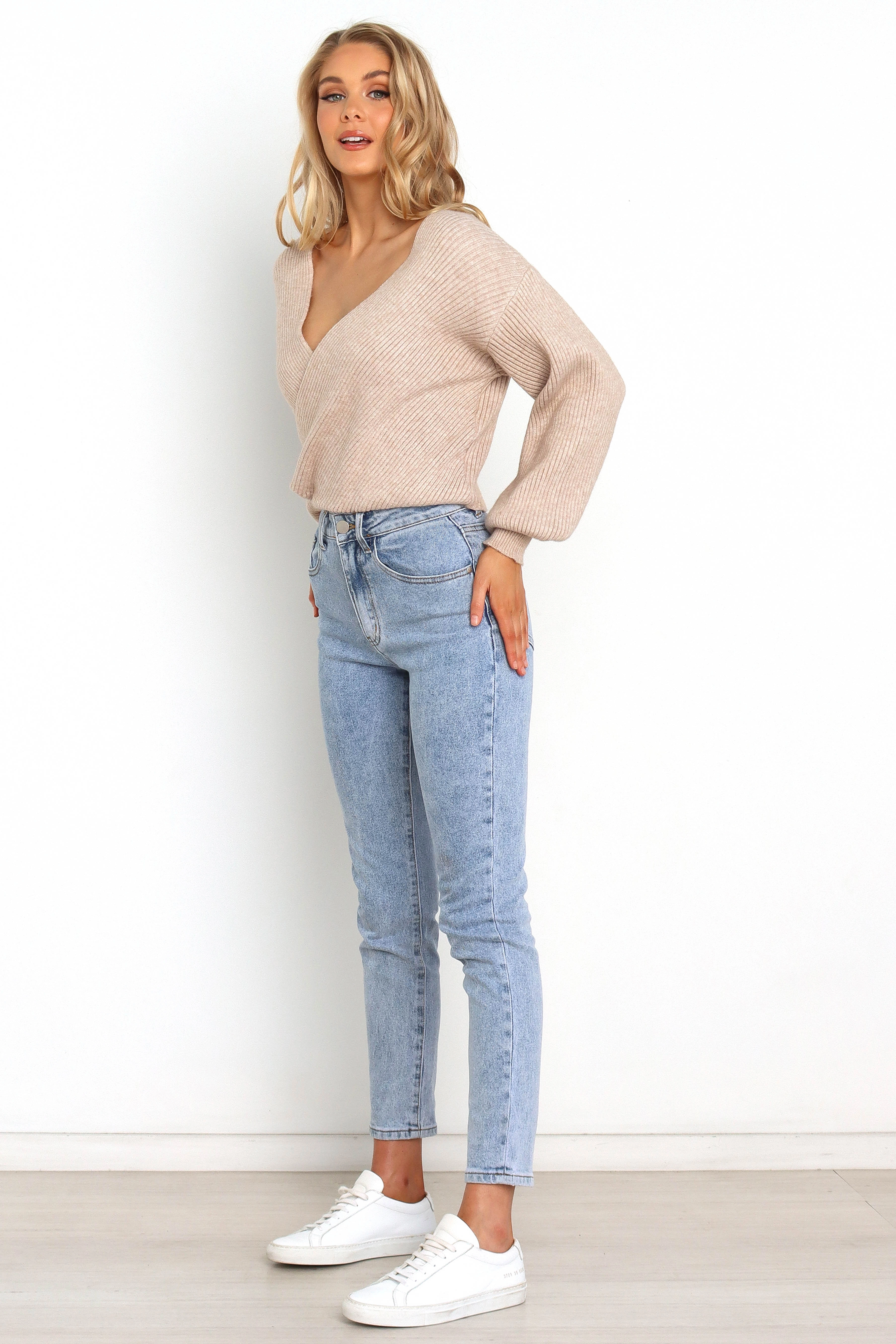 Lucy Knit Sweater - Beige
