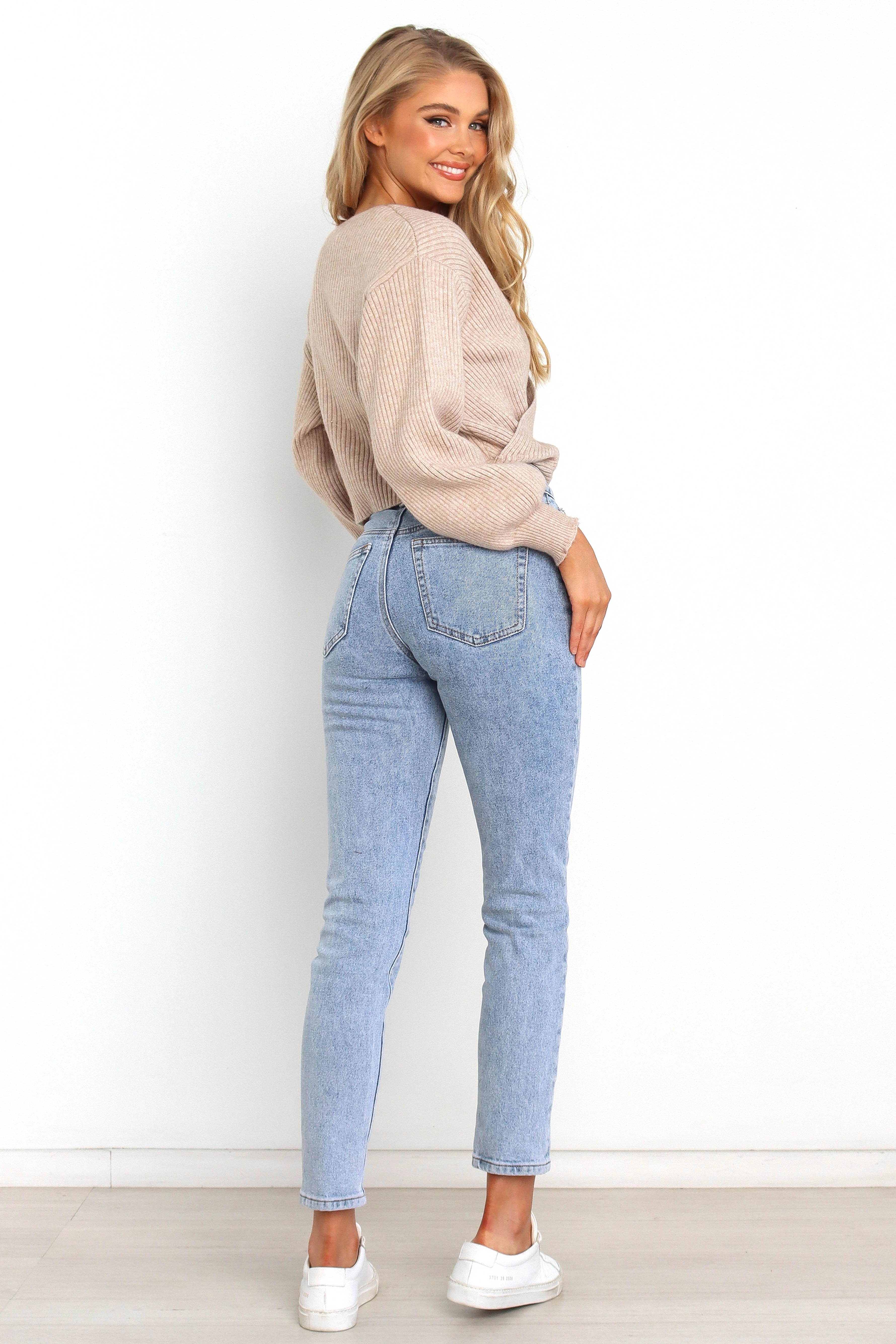 Lucy Knit Sweater - Beige