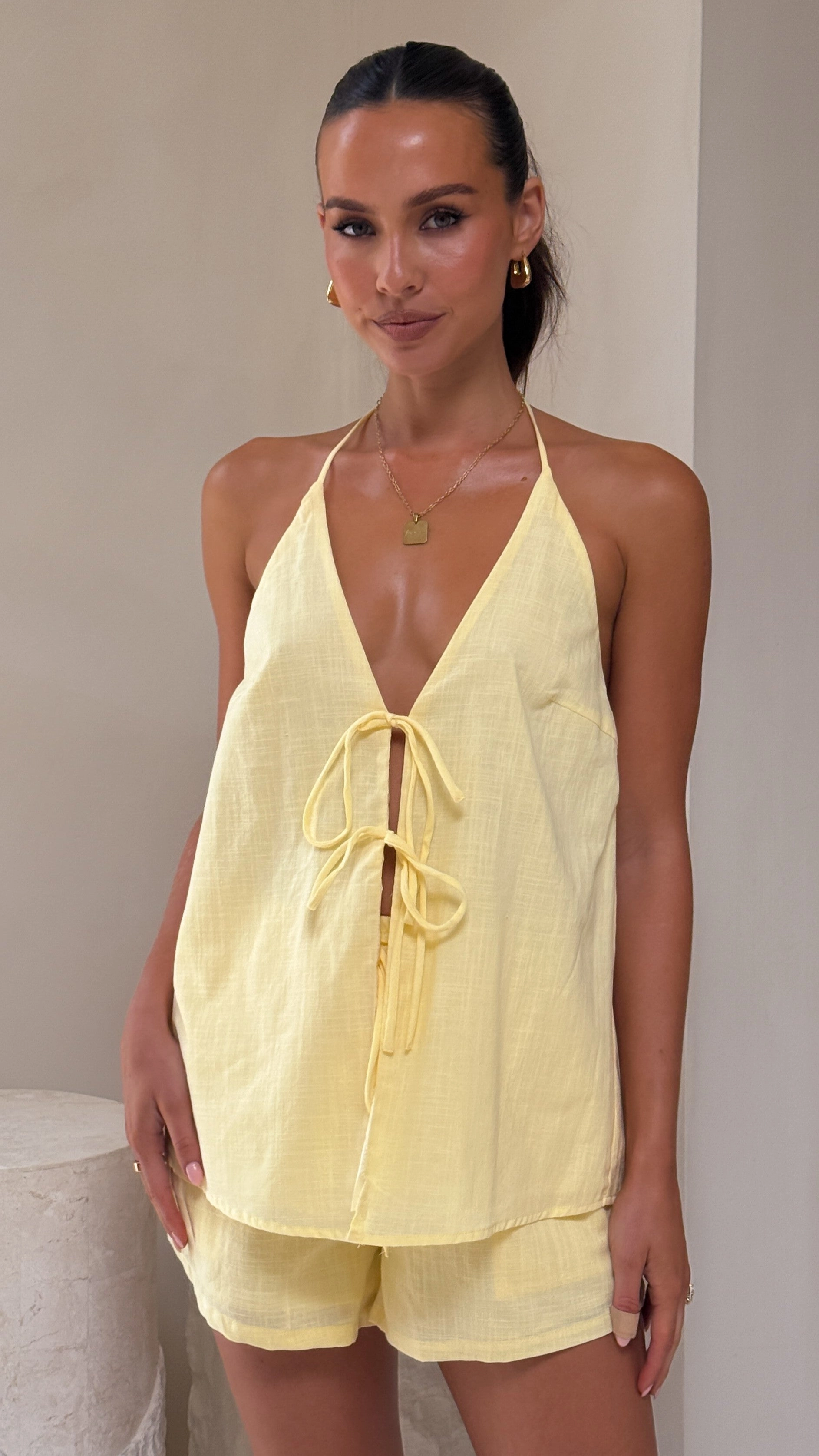 Octavia Shorts - Lemon