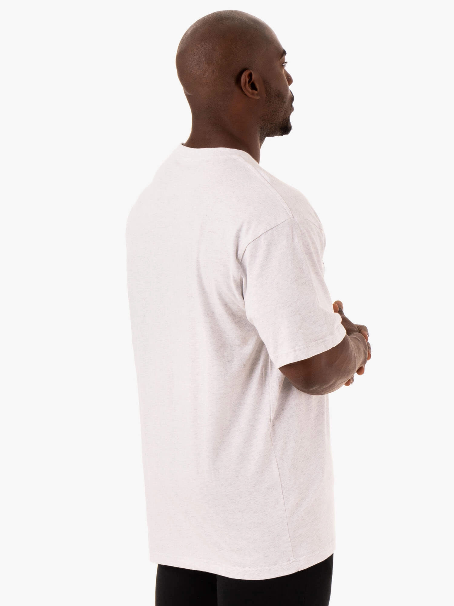 Oversized T-Shirt - Snow Marl