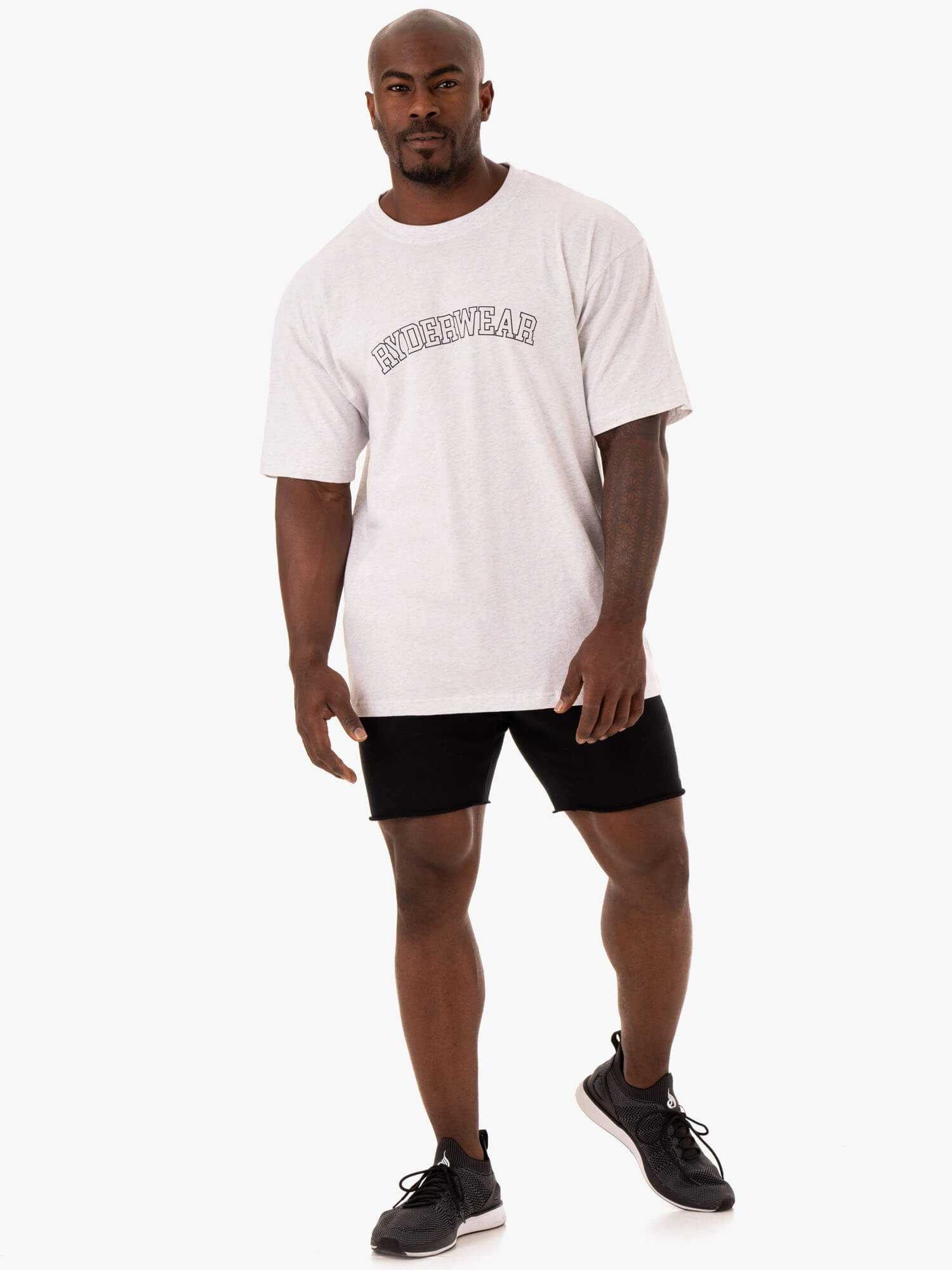 Oversized T-Shirt - Snow Marl