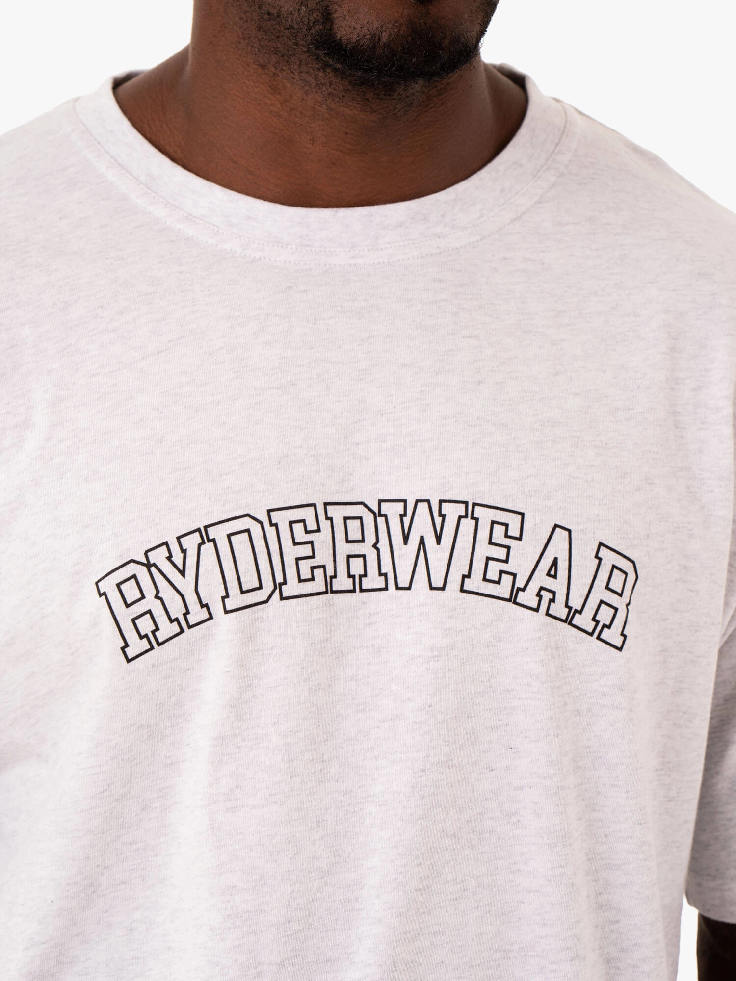 Oversized T-Shirt - Snow Marl