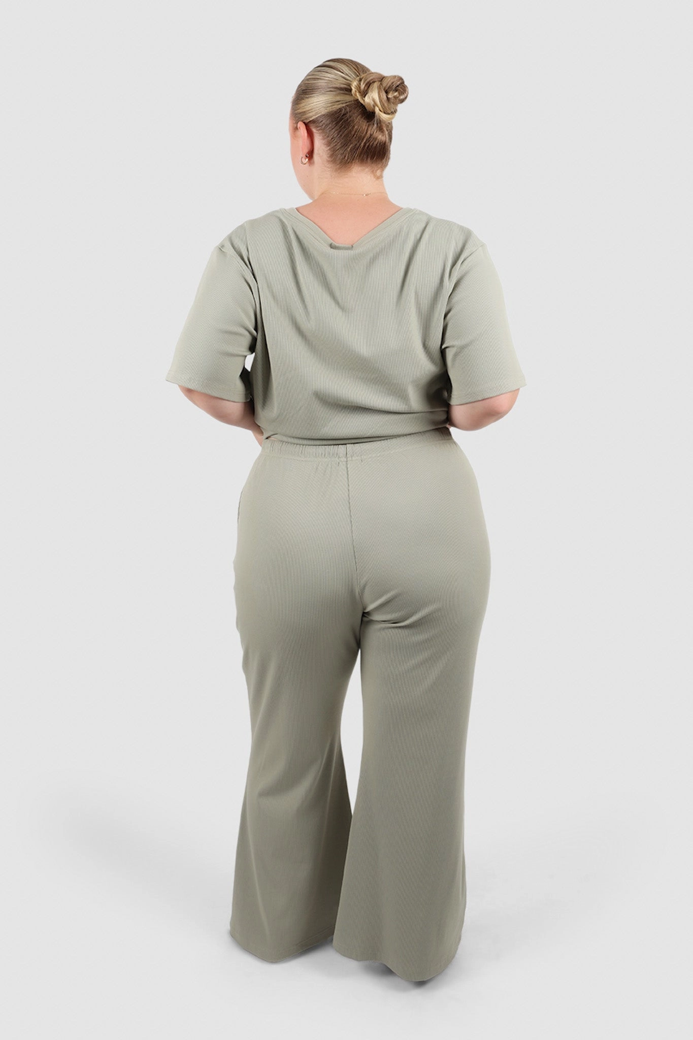 RAYLN RIB PANTS SAGE