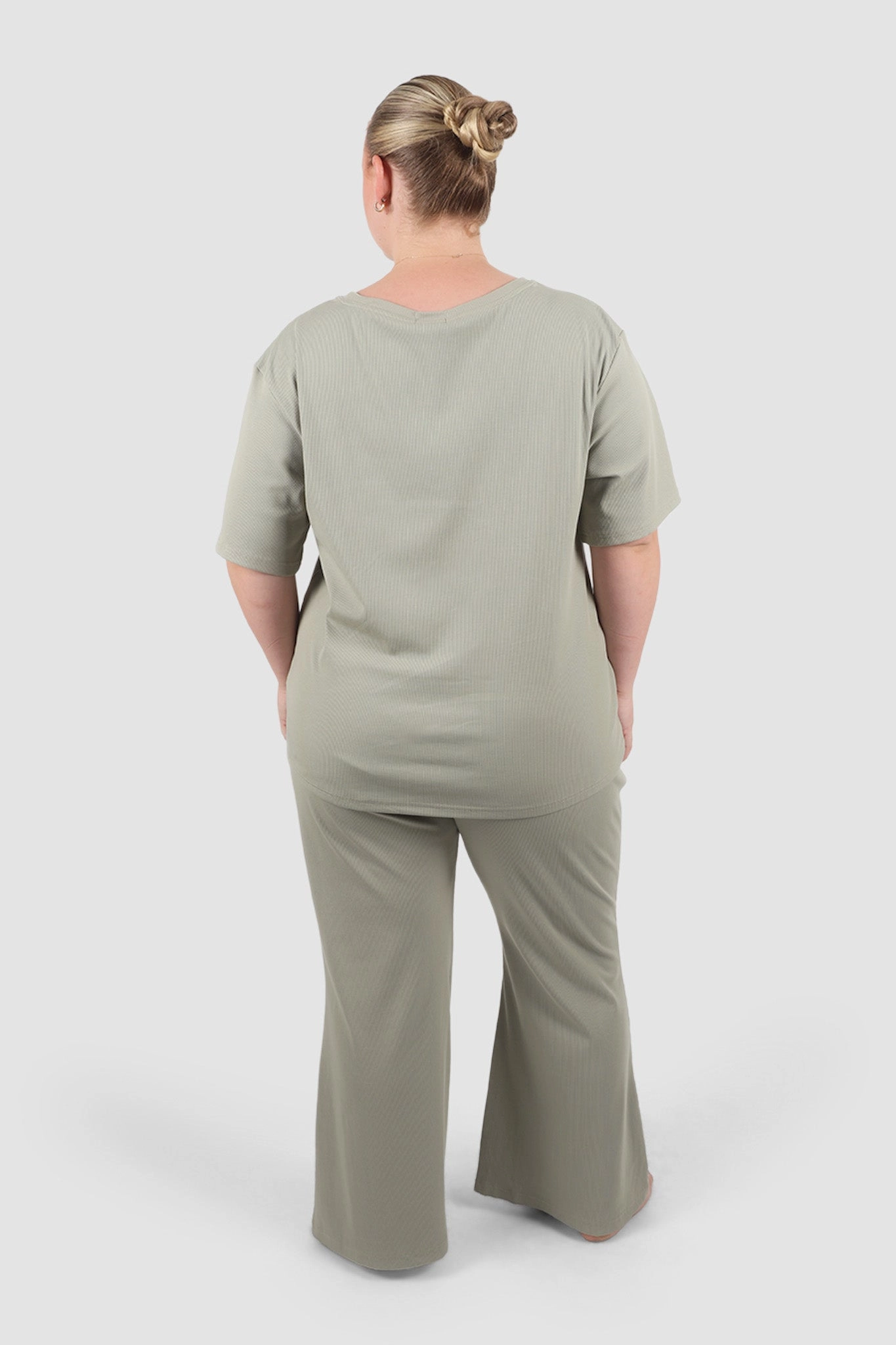 RAYLN RIB PANTS SAGE