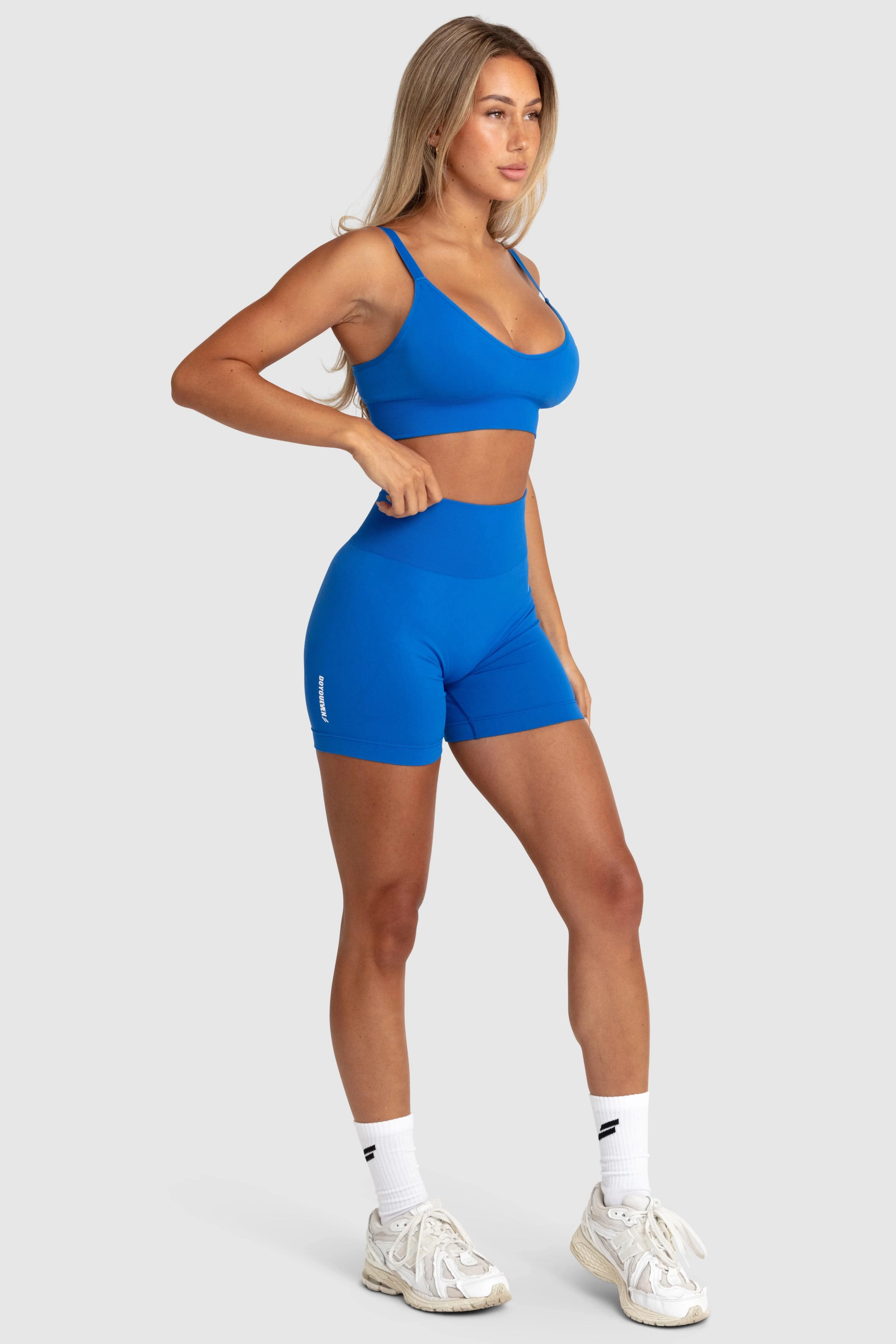 Scrunch 2 Seamless Crop - Electric Blue