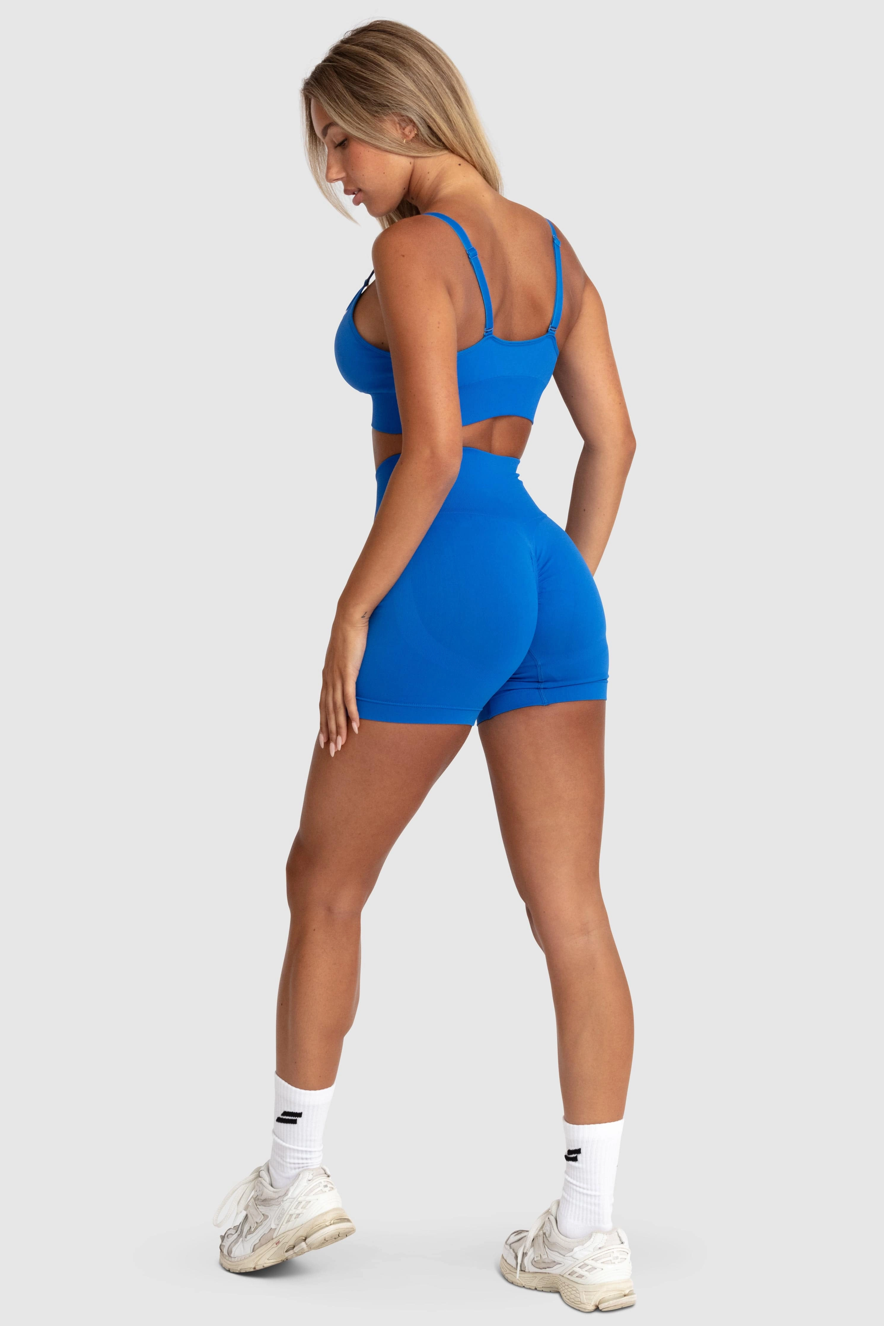 Scrunch 2 Seamless Crop - Electric Blue