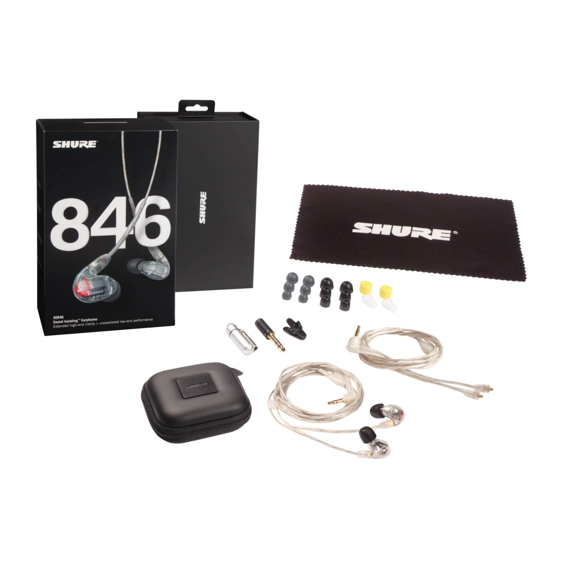 Shure SE846-CL Wired Professional Sound Isolating Earphones (Open Box) - Discontinued