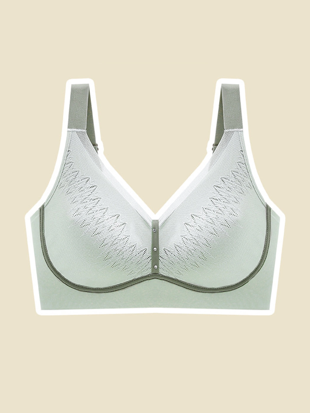 Summer Breathable Wire-Free Minimizer Bra