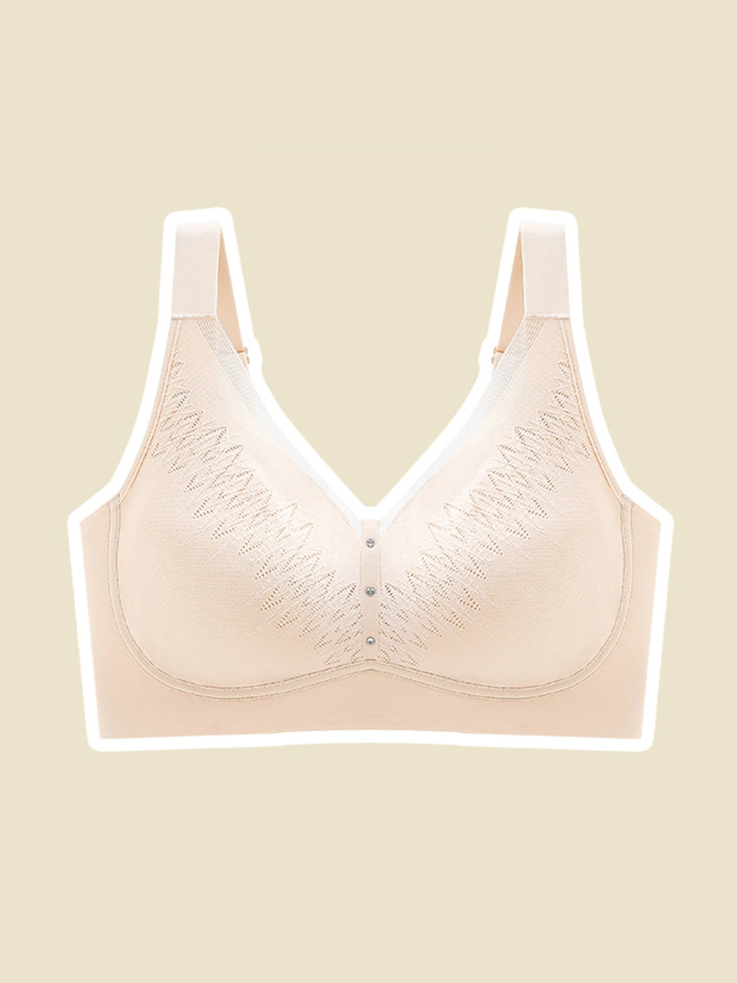 Summer Breathable Wire-Free Minimizer Bra
