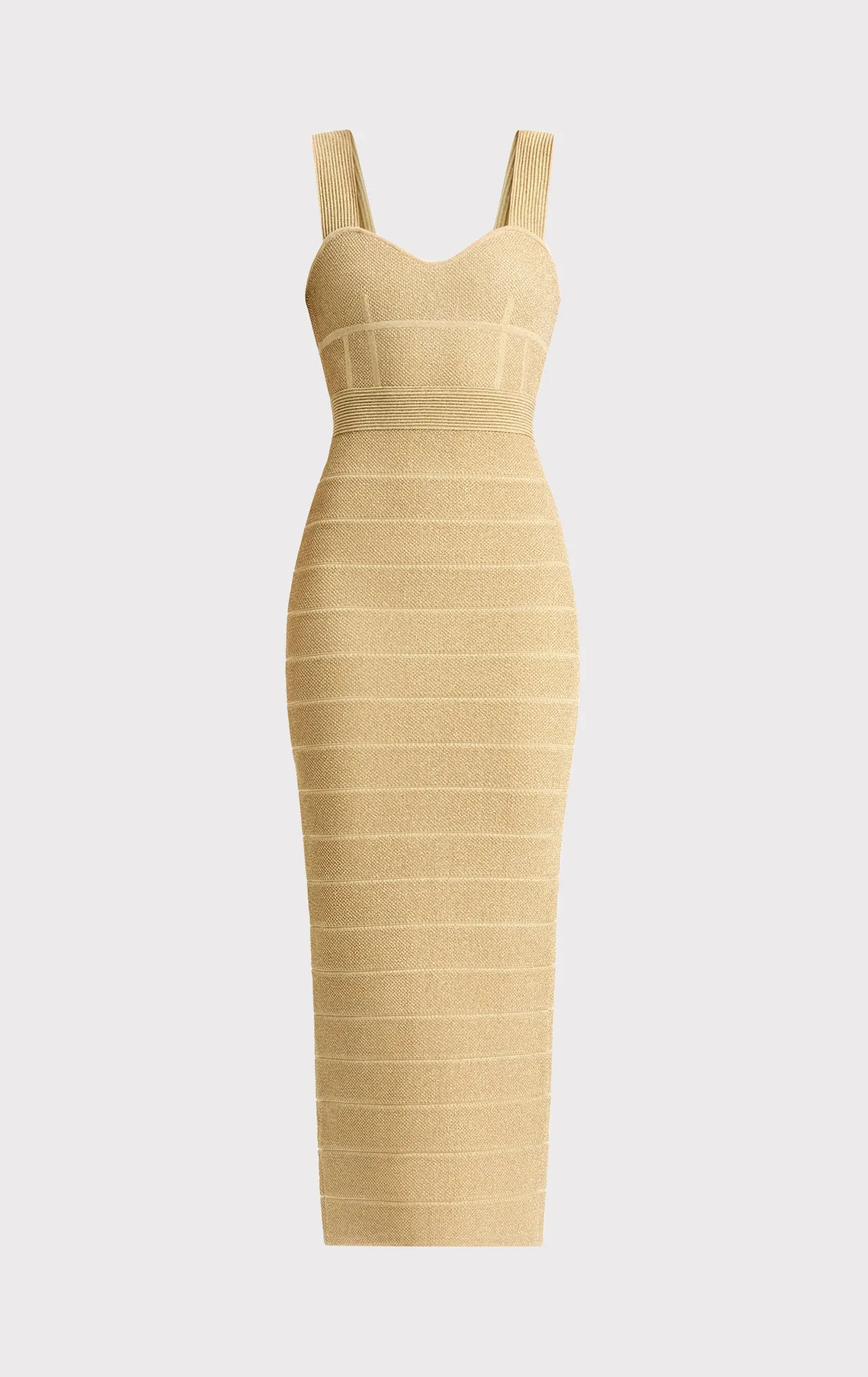 TEXTURED LUREX SWEETHEART GOWN