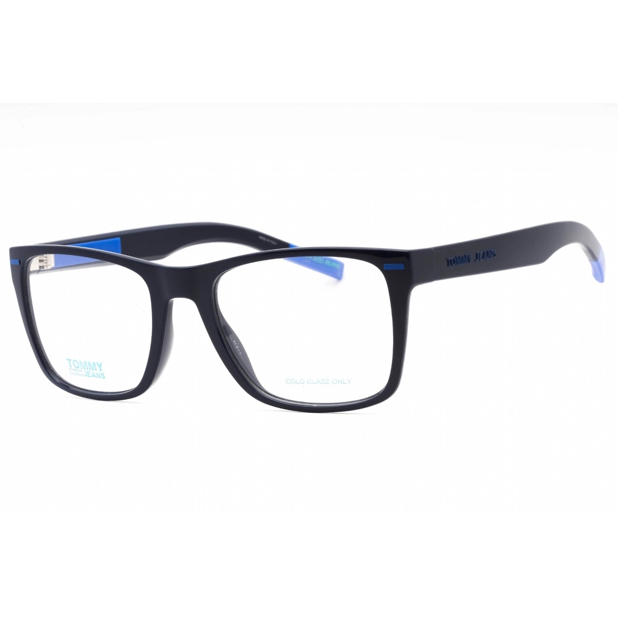Tommy Hilfiger Men's Eyeglasses - Blue Azure Plastic Square Full Rim | TJ 0045 ZX9