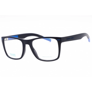 Tommy Hilfiger Men's Eyeglasses - Blue Azure Plastic Square Full Rim | TJ 0045 ZX9