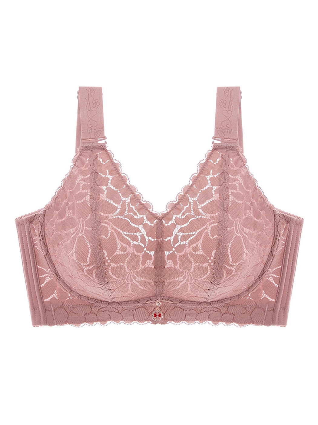 Ultra-Thin Lace Wire-Free Minimizer Bra