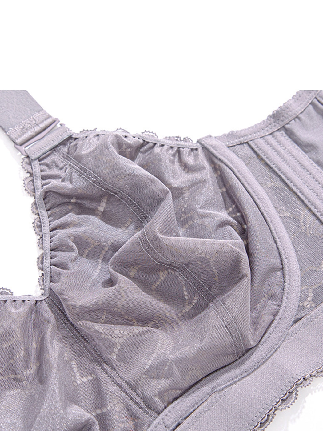 Ultra-Thin Lace Wire-Free Minimizer Bra