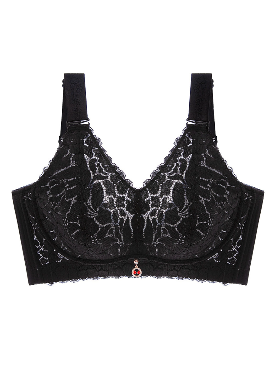 Ultra-Thin Lace Wire-Free Minimizer Bra