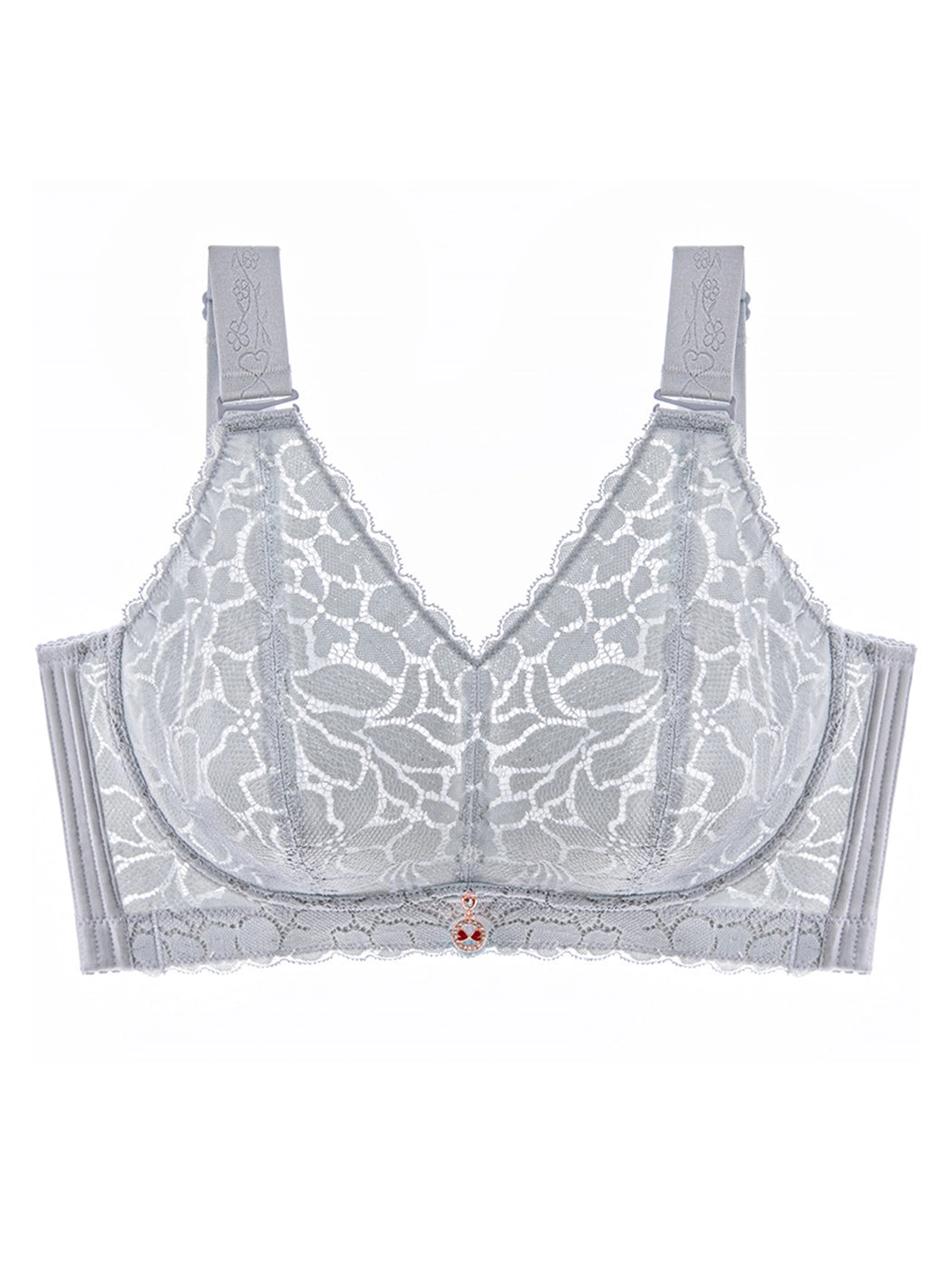 Ultra-Thin Lace Wire-Free Minimizer Bra