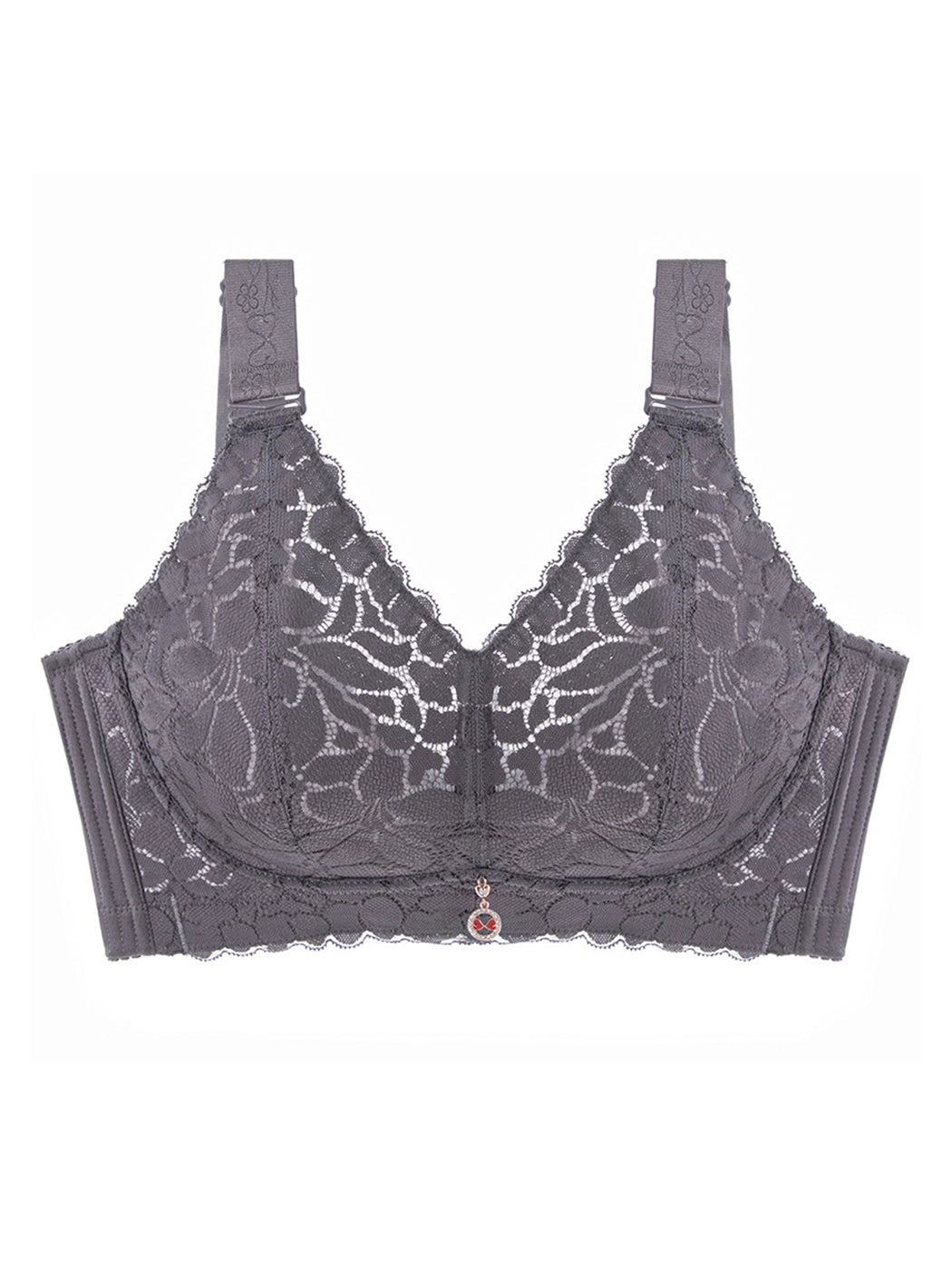 Ultra-Thin Lace Wire-Free Minimizer Bra