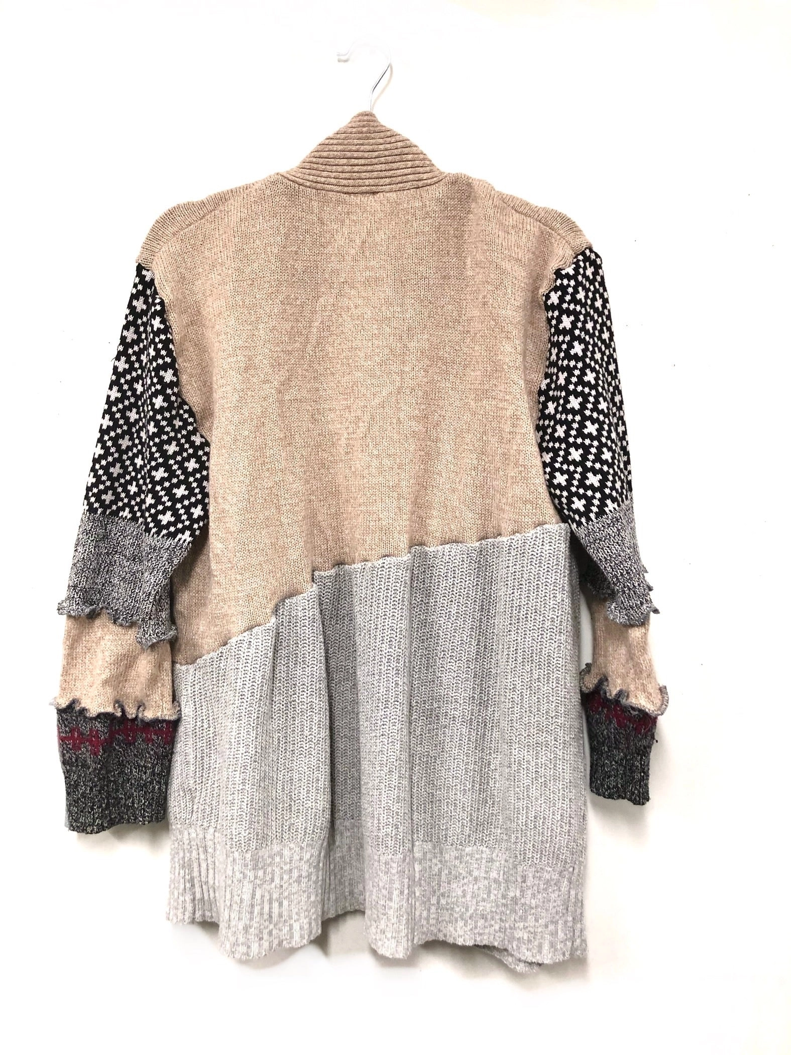 Upcycled  cardigan sweater
