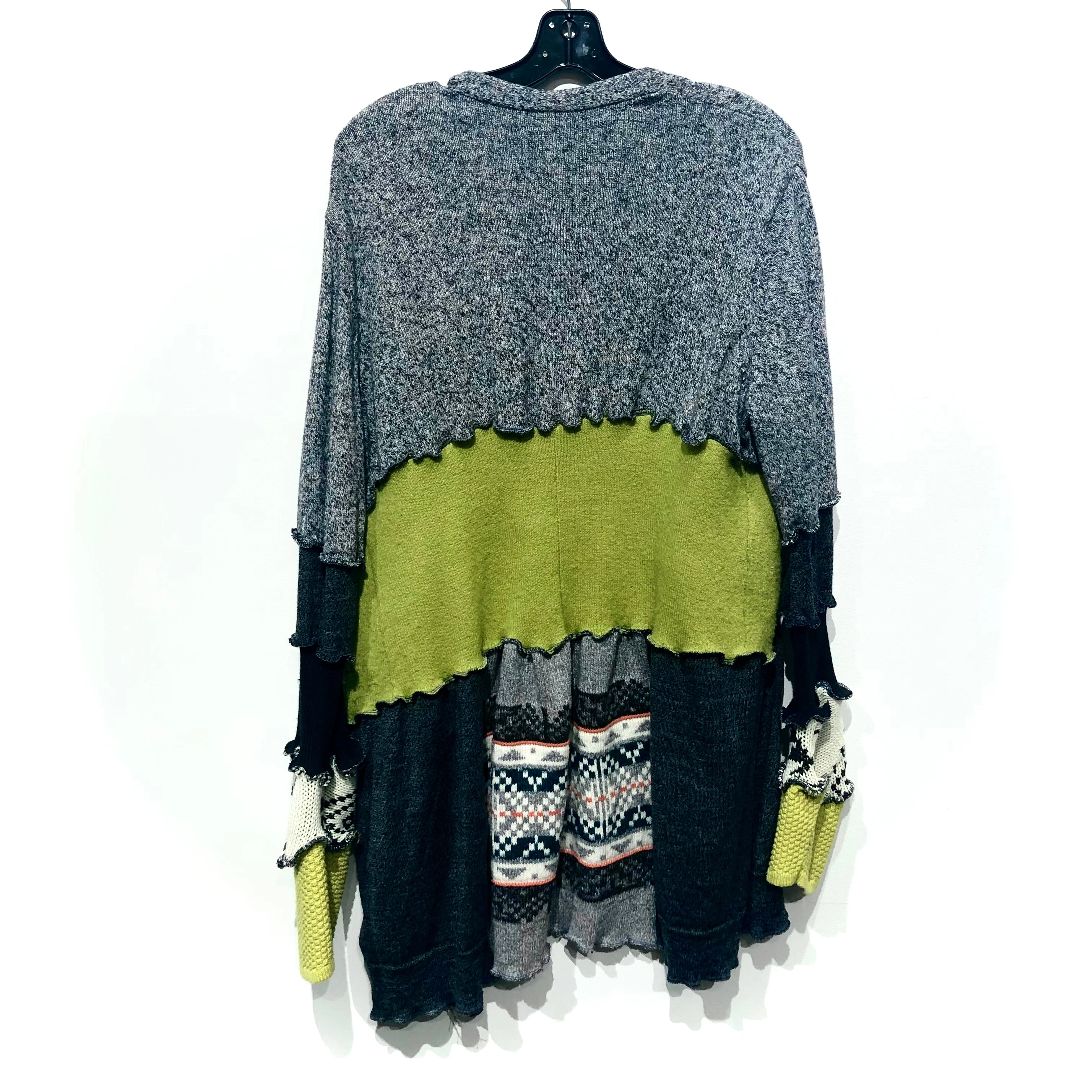 Upcycled cardigan sweater