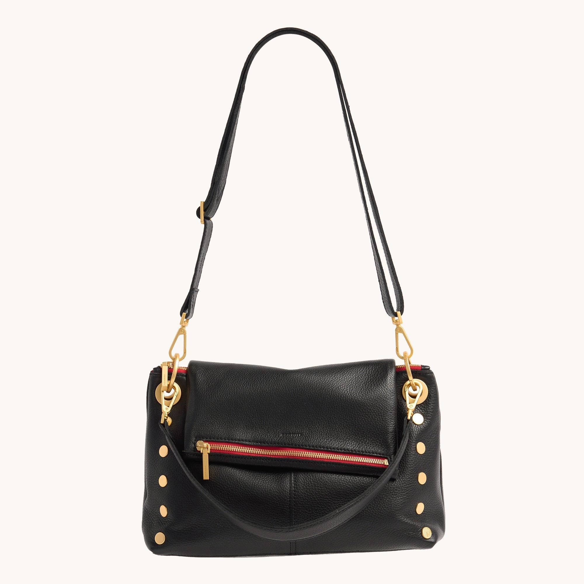 VIP Grand | Black/Brushed Gold Red Zip