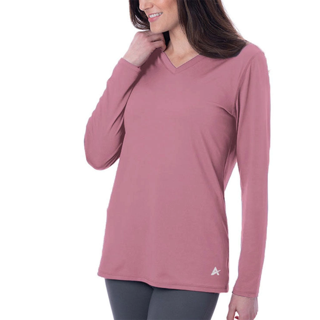 Women's Cooling V-Neck Long Sleeve T-Shirt - CLOSEOUT
