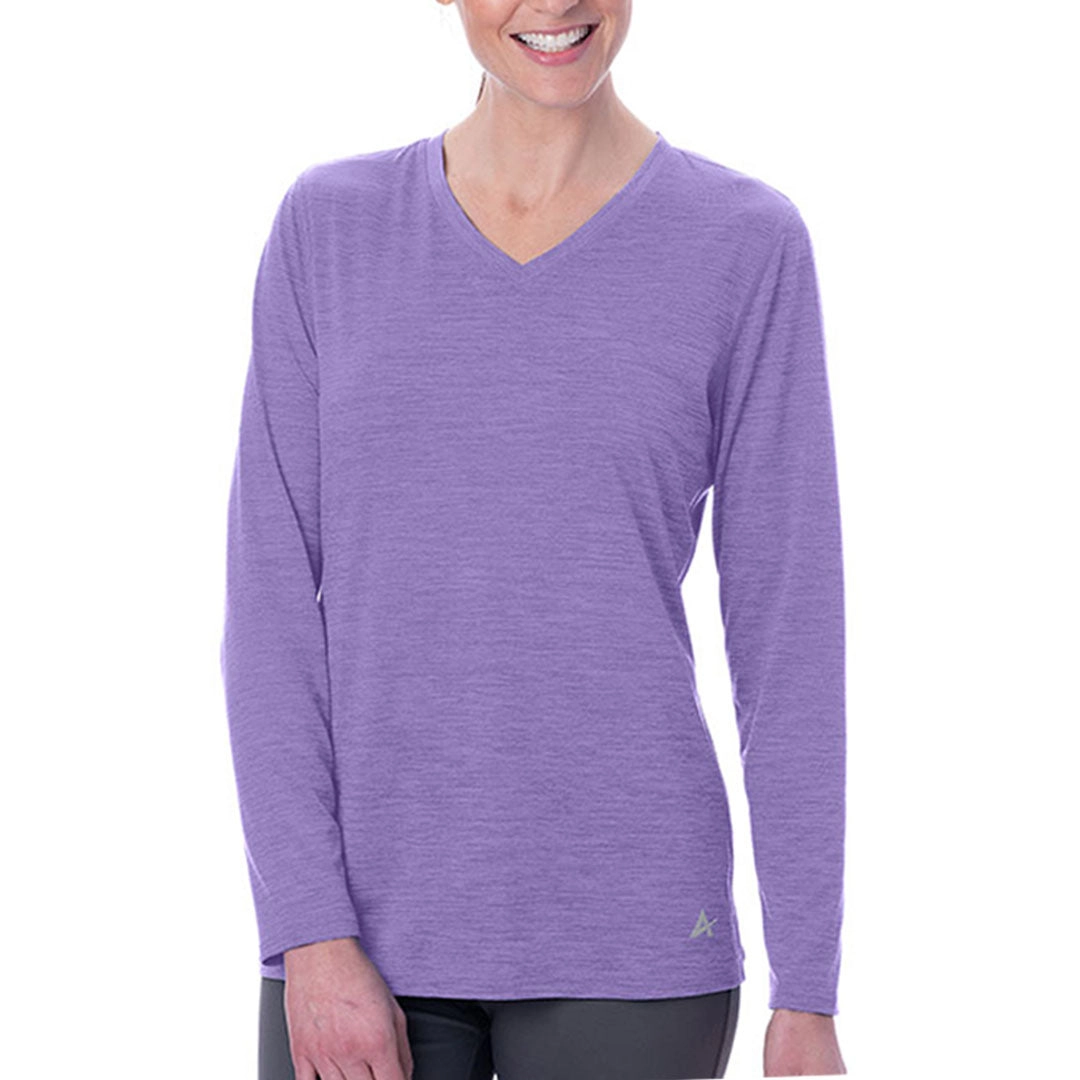 Women's Cooling V-Neck Long Sleeve T-Shirt - CLOSEOUT
